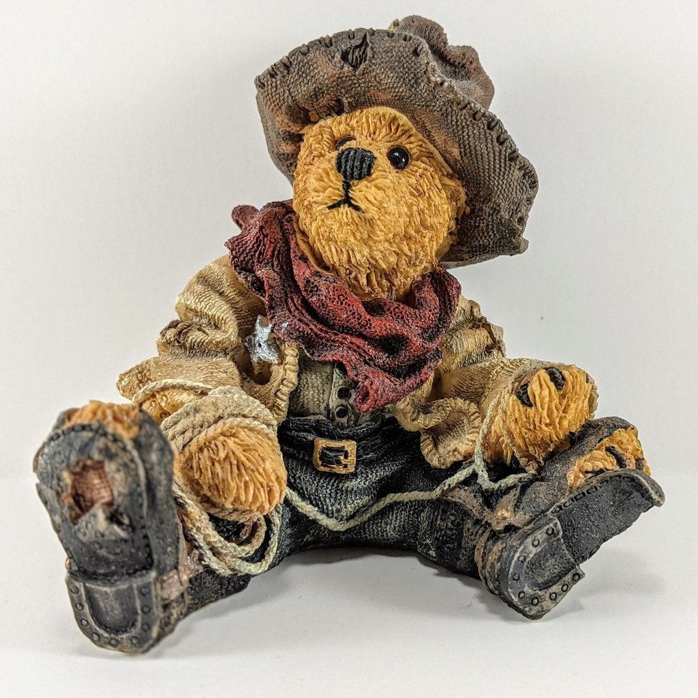 Boyds Bears Hop-A-Long the Deputy Resin Figurine